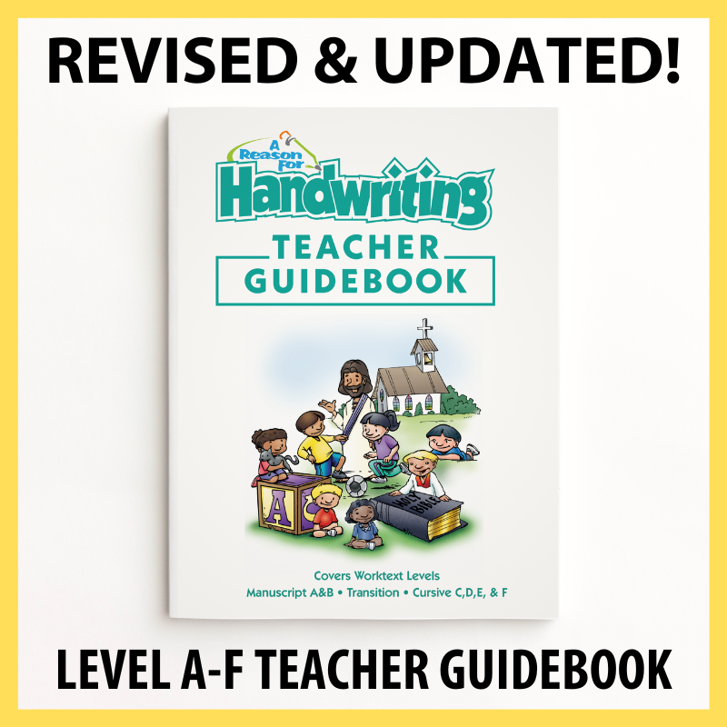 REVISED & UPDATED! Handwriting 1st-6th Comprehensive Teacher Guidebook