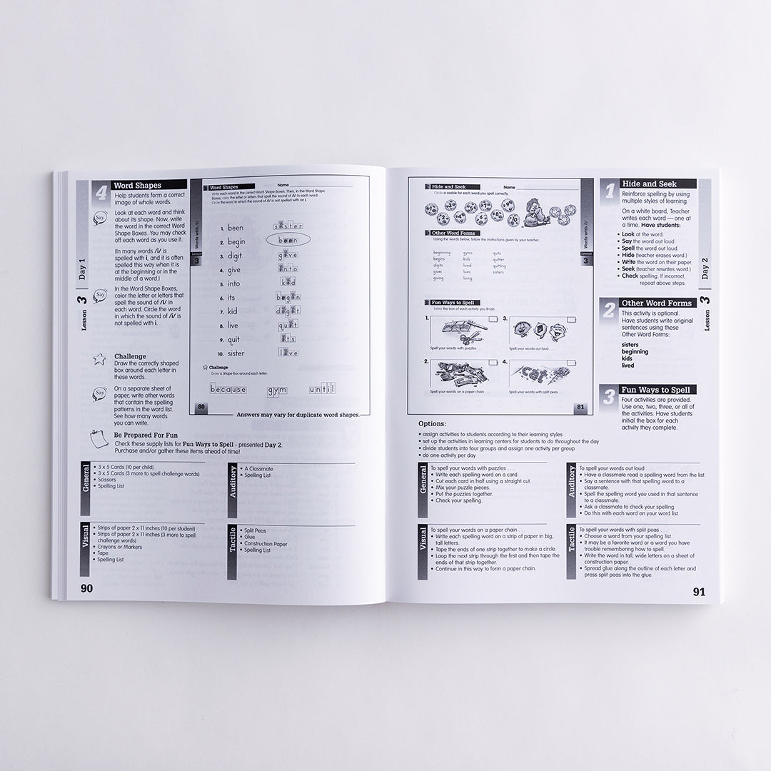 Spelling Level B Teacher Guidebook - 2nd Edition