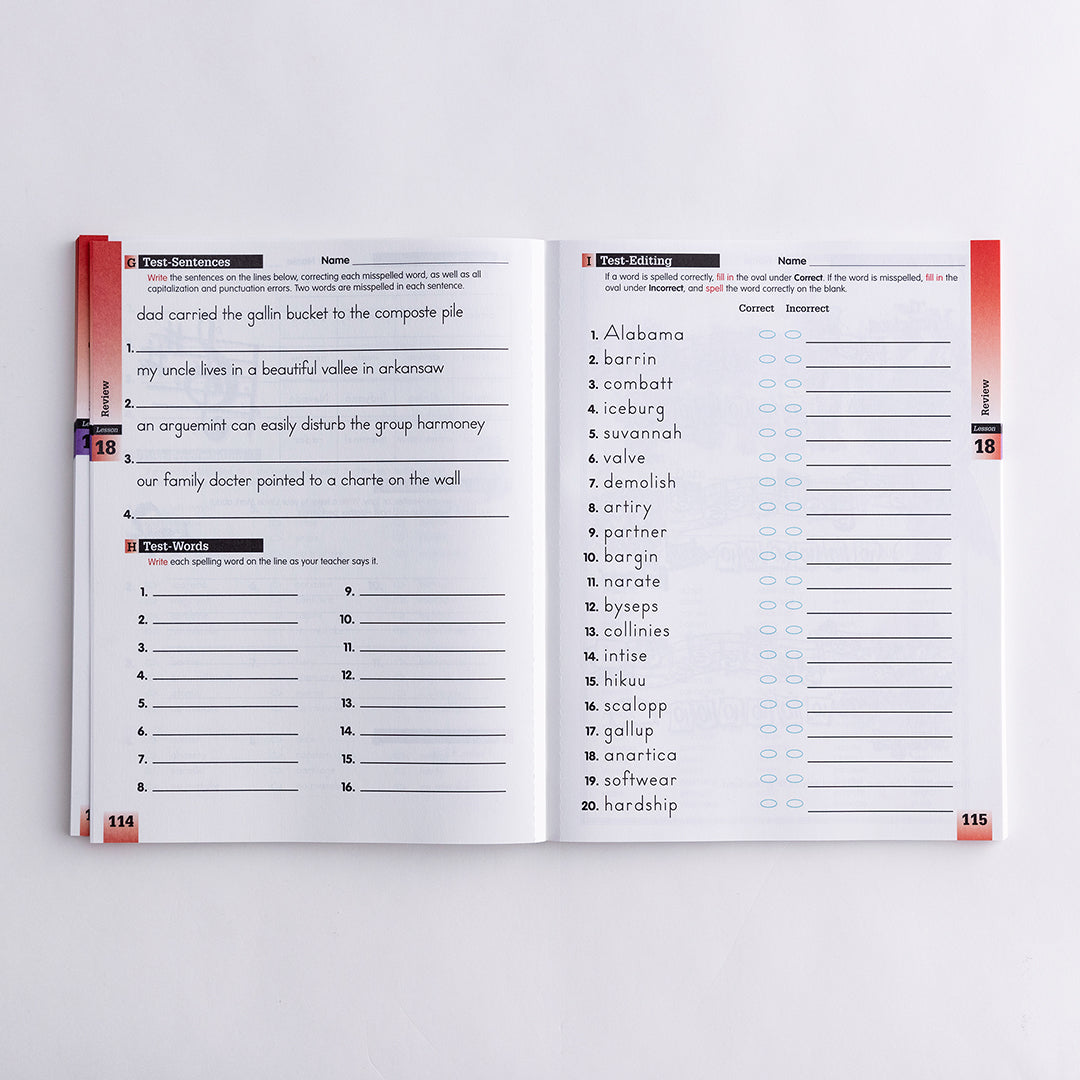 Spelling Level E Student Worktext - 2nd Edition