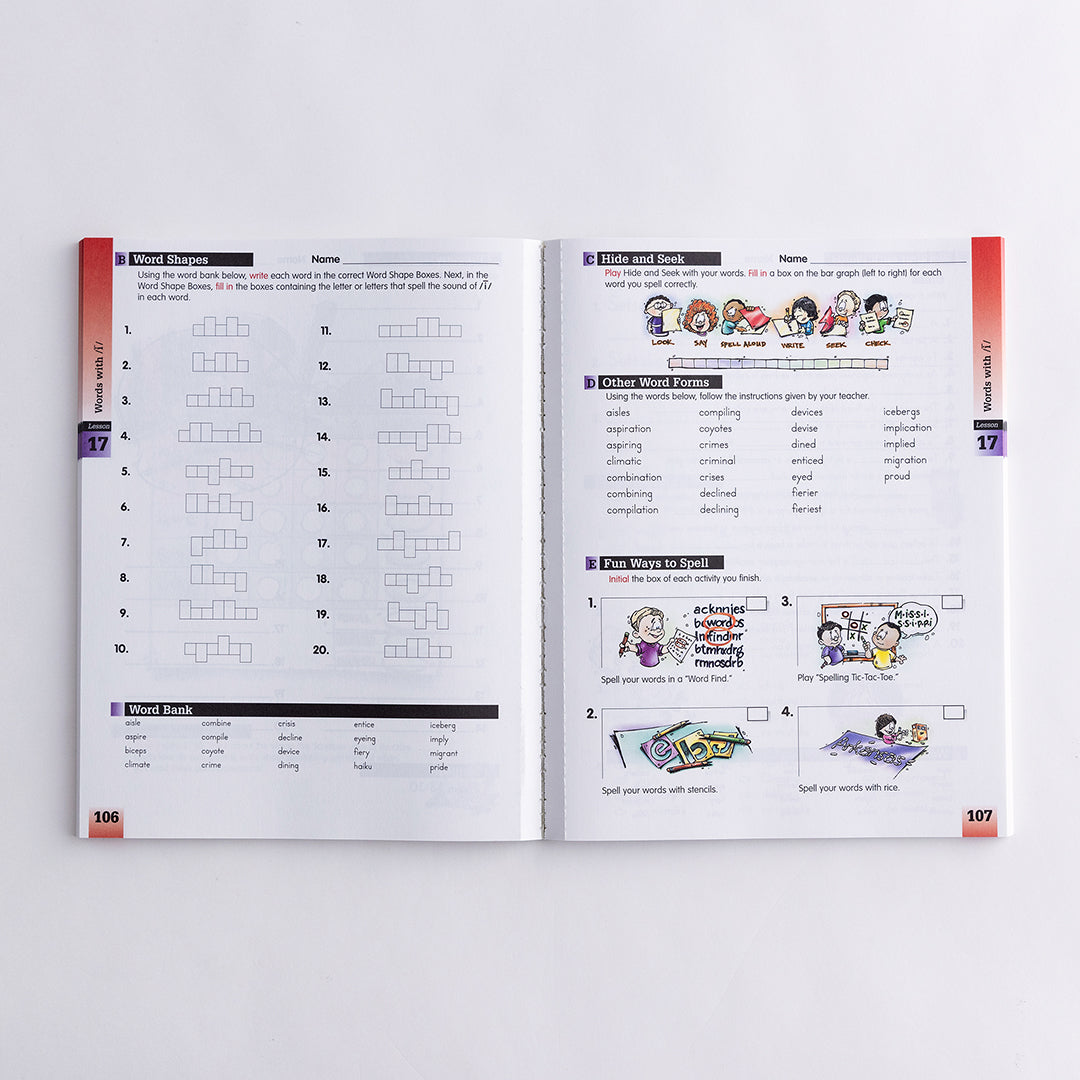 Spelling Level E Student Worktext - 2nd Edition
