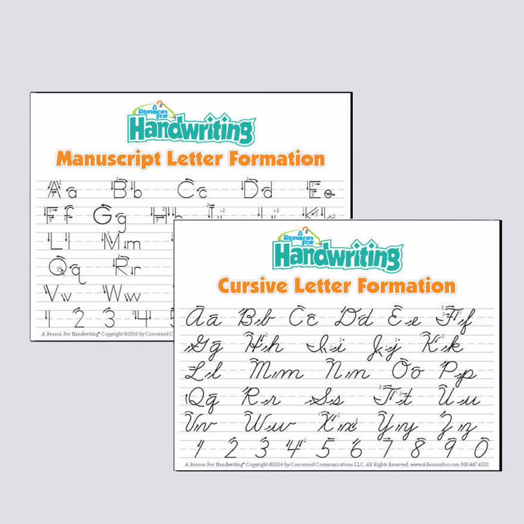 Handwriting Desk Card