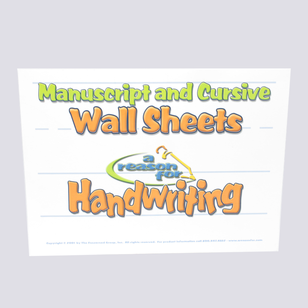 Handwriting Alphabet Wall Sheets