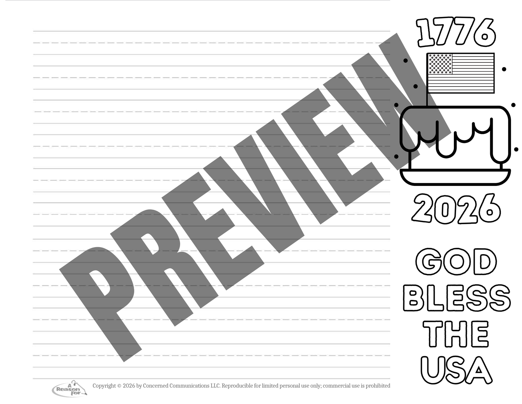 USA 250th Anniversary FREE Printable Collection