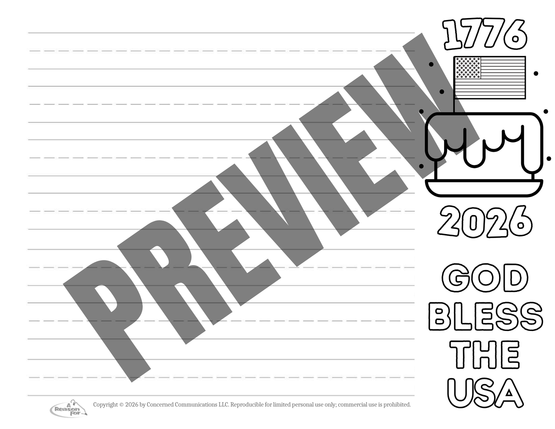 USA 250th Anniversary FREE Printable Collection
