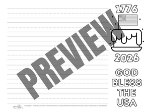 USA 250th Anniversary FREE Printable Collection
