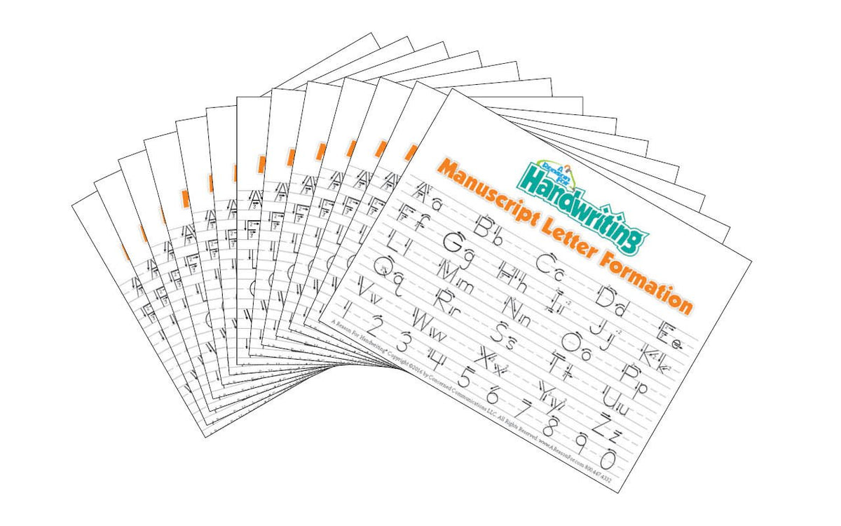 Handwriting Desk Cards