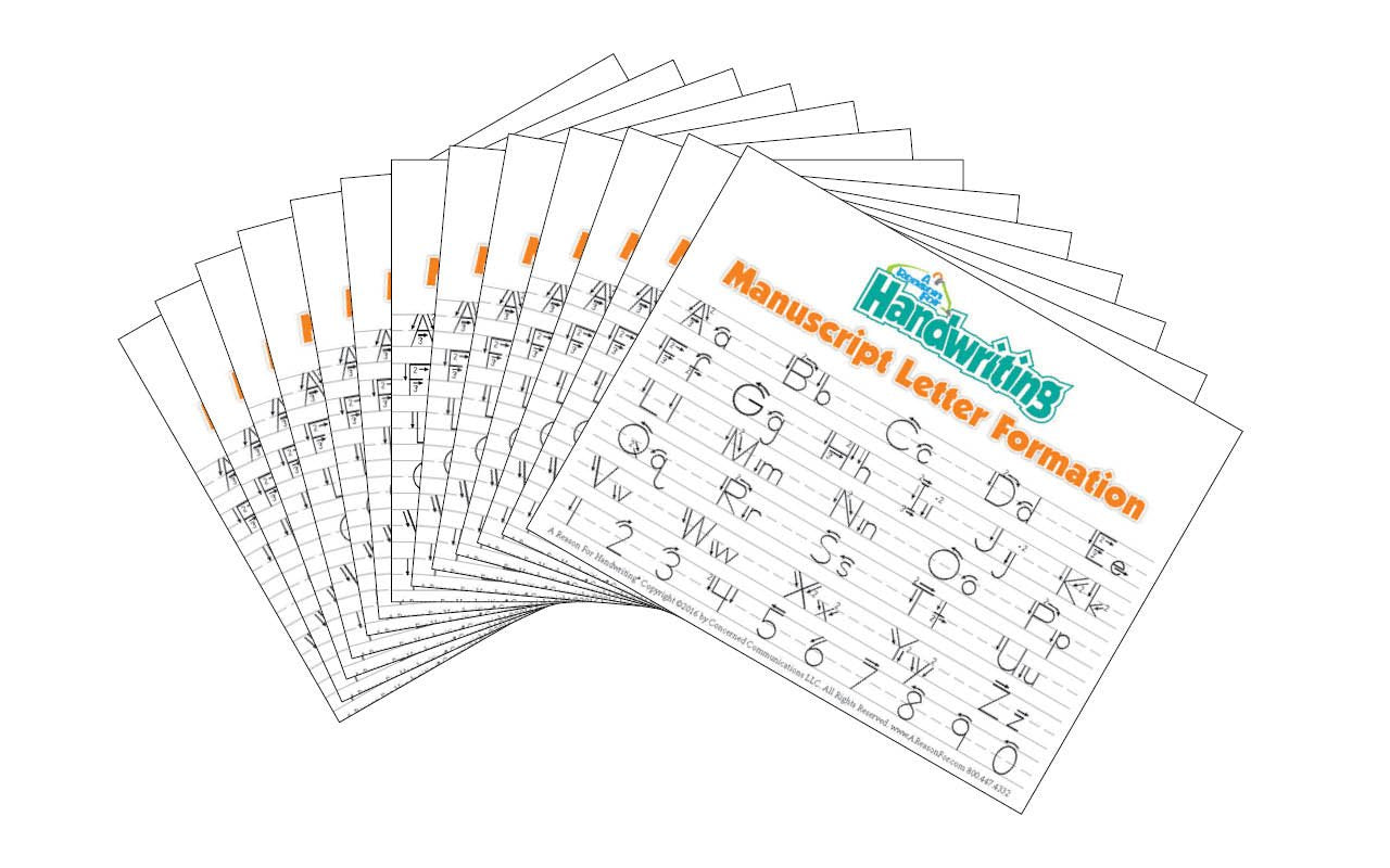 Handwriting Desk Cards