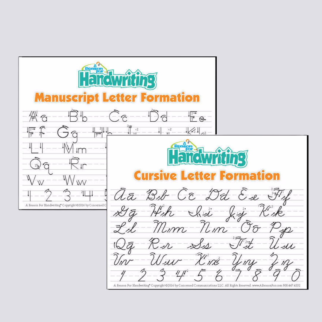 Handwriting Desk Cards