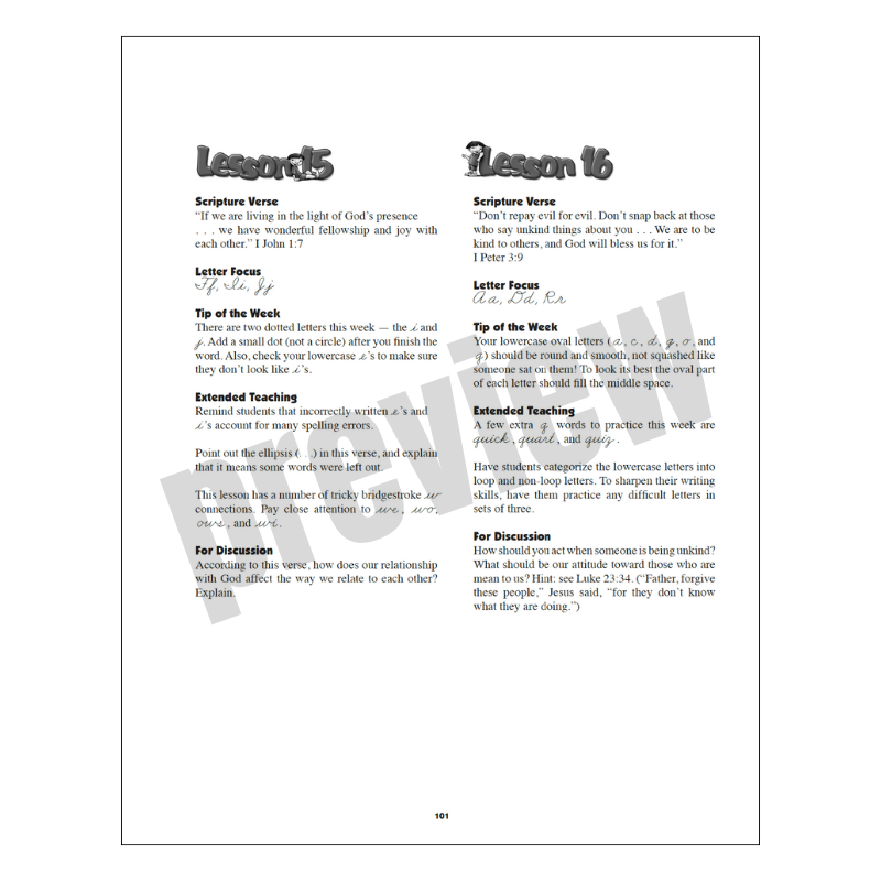 REVISED & UPDATED! Handwriting 1st-6th Comprehensive Teacher Guidebook