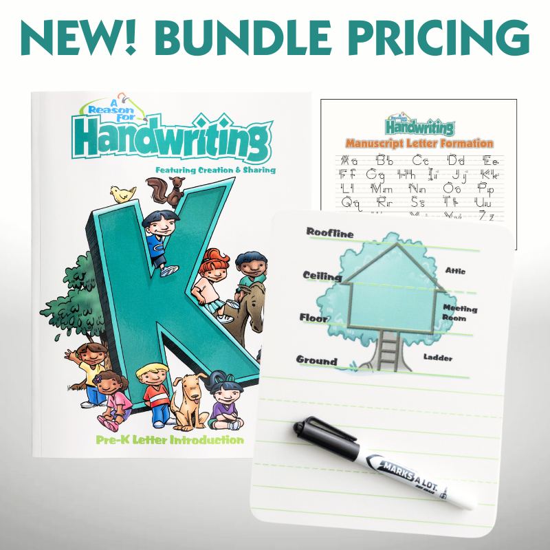 Pre-K Letter Introduction Handwriting Bundle