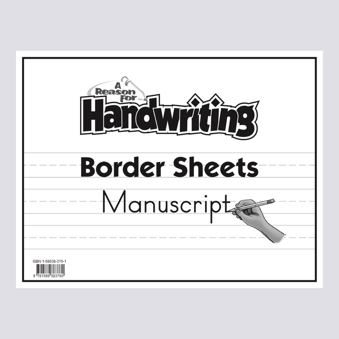 Handwriting Manuscript Border Sheets
