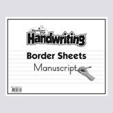 Handwriting Manuscript Border Sheets